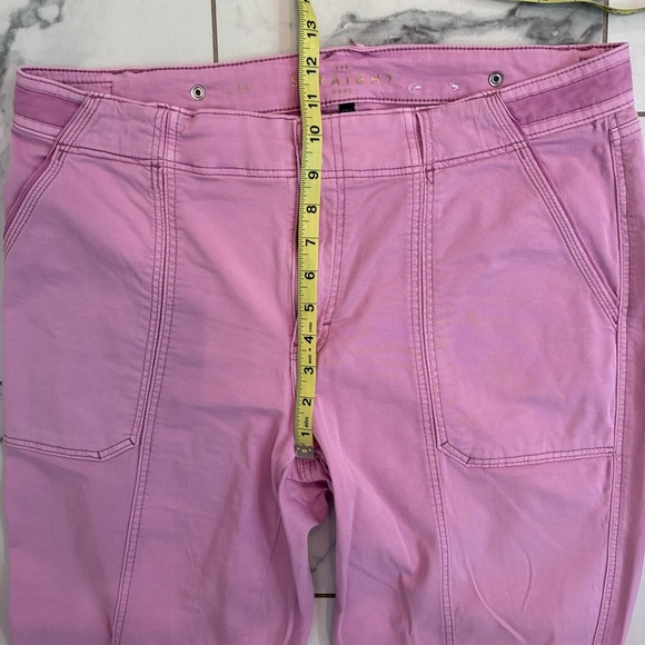 White House Black Market Pink Cropped or straight cargo style Pants - Picture 10 of 11